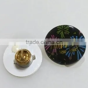 Novelty Gifts Clothing Accessories Custom Promotional LED Pin Badge With Butterfly Clutch thumbnail-2
