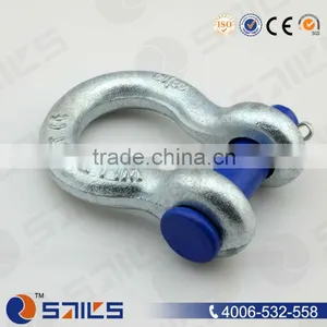 C1045 Electric Galvanized Drop Forged Anchor Marine Swivel Shackle thumbnail-1