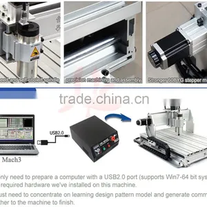 CNC Router Machine 8060 3axis 2.2KW With Mach3 Handwheel thumbnail-2