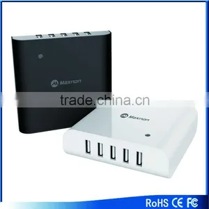 5 Port USB Charger Rapid Charge For Iphone And More - Powerful Smart Multi USB Charger thumbnail-5