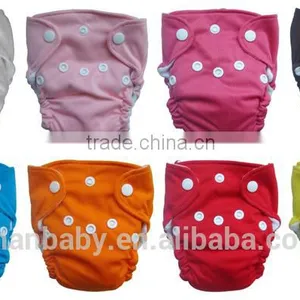 Double Gussets Soft Breathable Newborn AIO Babies Cloth Diaper Quality Choice thumbnail-4