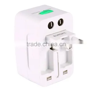 Universal Travel Plug Socket Adapters All in 1 Travel Worldwide US UK AU EU FR DE ES SG BR RU CA NZ IT CL MX Electrical Power Pl thumbnail-4
