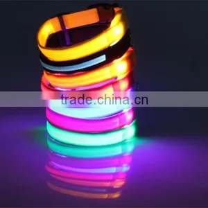 Collar Led Night Light-up Flashing Glow In The Dark Led Cat Collar Led Dog Collar thumbnail-5