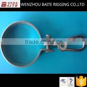 M10*25 MM Zinc Plated Collar Swing Hook With Industrial Snap Hook In Carabiner Rigging Hardware Manufacturer thumbnail-3