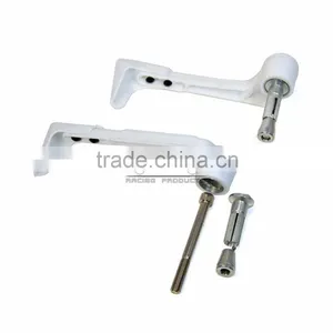 BJ-LG-004 White Bent Style Plastic Motorcycle Brake Clutch Lever Guard thumbnail-5