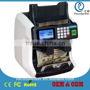 Two-pocket Currency Sorter/mix Notes Discriminator/fake Note Detector/cash Counter/bill Counting Machine for Afghan Afghani(AFN) thumbnail-4