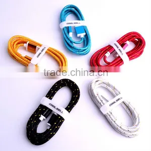 3ft Strong Durable 100% Factory Test Fabric Nylon Braided USB Charger Cable thumbnail-6