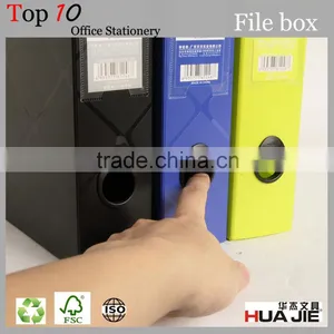 A4 Size 2.5 Inches Case Shape Poly Box File Type Plastic Document Box thumbnail-6