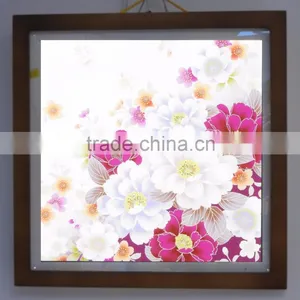 MICROSTONE Low Power Customized Tiffany Style Modern Luminous Photo Wall Light thumbnail-5