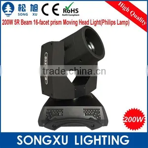 Super Beam 200w Beam 5r Moving Head Dmx Lighting With Zoom thumbnail-3
