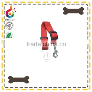 Red Nylon Rope Adjustable Dog Collars thumbnail-1