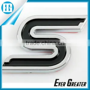 Custom Unique Car Badges Auto Emblems 3m Metal Badge Plastic Emblems ABS Electroplated Sticker Auto Badge thumbnail-1
