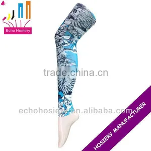Lady Printing Tights Tie Dye Look thumbnail-6