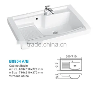 Popular Sanitary Ware Ceramic Bathroom Cabinet Basin_cabinet Sink thumbnail-5