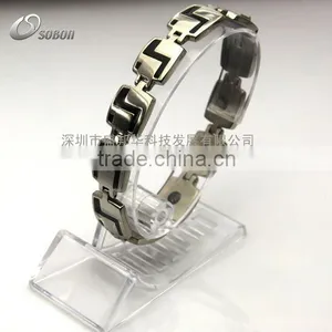 Pure Titanium Bracelet With Pure Germanium Dots thumbnail-1