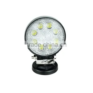24W Round LED Work Light Car Work Lamp thumbnail-2