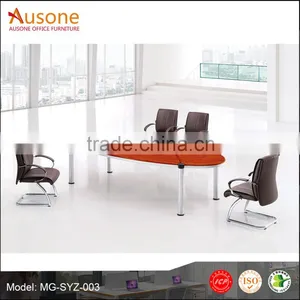 High Quality China Manufacturer Veneer Meeting Table Chatting Table Office Conference Table thumbnail-1