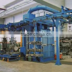 Overhead Hanging Chain Type Alloy Wheels Shot Blasting Machine thumbnail-2