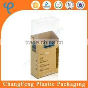Fashionable Transparent Plastic Box for Earphone Packaging thumbnail-1