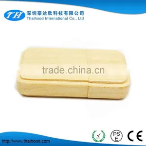 Wholesale Square Laser Engraved Walnut Wood USB Flash Drive thumbnail-3