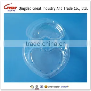 New Design Popular Plastic Heart Shaped Fruit Container thumbnail-3