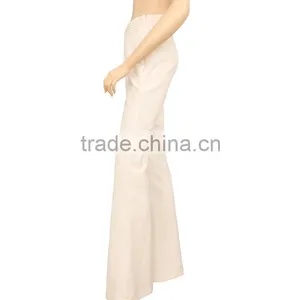 2015 Newest Design Bell-bottoms Women's White Long Pants Wholesale thumbnail-3
