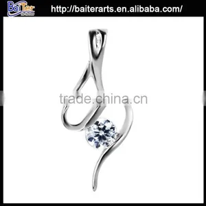 Custom Wholesale Jewelry 925 Sterling Silver Crystal Ball Pendants thumbnail-2