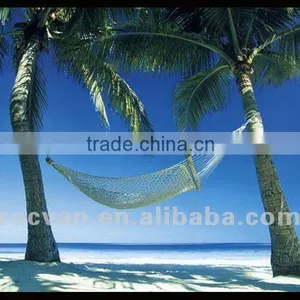 Cotton Rope Beach Hammock thumbnail-1