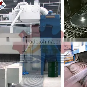AUTOMATIC WIRE MESH/ H BEAM/ STEEL PIPE PLATE SHOT BLASTING MACHINE CE AND ISO9001 APPROVED thumbnail-2