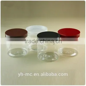 300ml Large PET Plastic Cosmetic Jar With Plastic Cap 68mm thumbnail-1