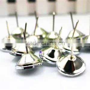 Fashion Girl Dress Crystal Rhinestone Button thumbnail-5