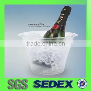 Plastic Ice Bucket With Round Shape thumbnail-1