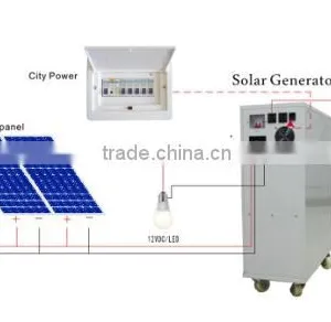 Cabinet Solar Energy System 1KW Portable Homesolar Kit 1kw With Inverter Battery Controller Built in a Cabinet thumbnail-6