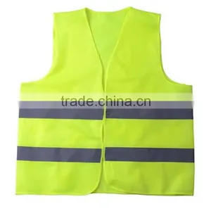 OEM High-Visibility Orange Yellow Reflective Safety Fluorescent Safety Vest thumbnail-5