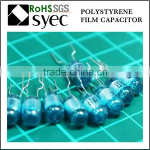 Tight Tolerances Radial Lead 101J 63V Polystyrene Film Capacitor thumbnail-1