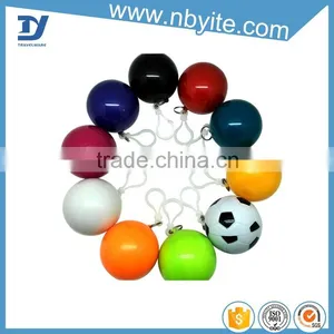 Promotional Logo Disposable Teenage Raincoats, Round Soccer Ball Rain Poncho thumbnail-1