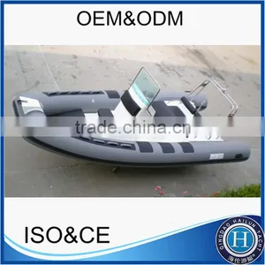 2016 Popular CE Certified Inflatable Rib Boat 520 With Hypalon for Sale thumbnail-6