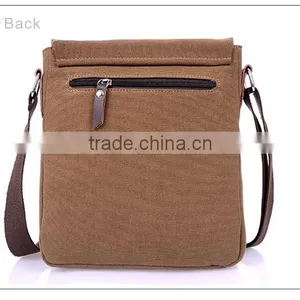Cool Canvas Men Messenger Bags, Canvas Shoulder Bag Popular Design Color thumbnail-5