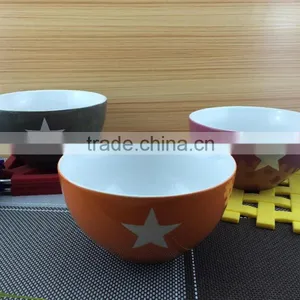 14 cm Newly Designed Stoneware Serving Bowl With Star Design thumbnail-1