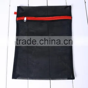 YIWU RODA 100% Polyester Durable Black Embroidery Foldable Washing Bag thumbnail-4