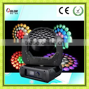 37pcs 12W RGBW Led Zoom Moving Head Professional Stage Lighting Equipment thumbnail-1