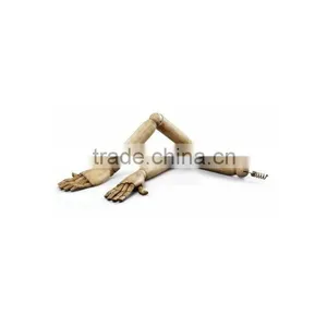 New Coming Cartoon Joint Wooden Hand for Decoration,3 Style Wooden Hand Toys for Children/Friends thumbnail-2
