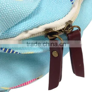 Women's Bags Backpacks Women Fresh Denim Lace Backpack Girls Teenager School Bags Ladies Casual Travel Canvas Backpack thumbnail-5