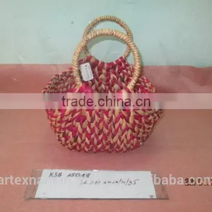 Eco-friendly Water Hyacinth Handbag With Handles, Fashionable Looking, Good Price, Natural Material From Vietnam thumbnail-4