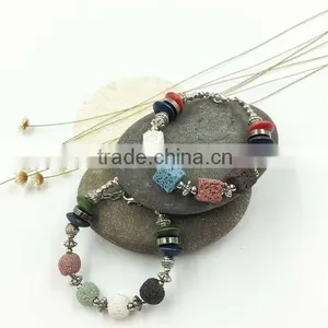 Bob Trading Custom Volcanic Lava Rock Stone Bracelet Wholesale Semi Precious Stone Bracelet thumbnail-1