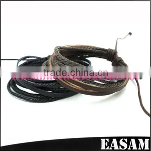 Wholesale New Design Cotton Cord Bracelet Leather Bracelet thumbnail-1