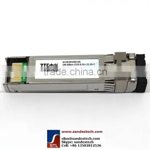 ZTE SFP+-10G-S80K SFP-10G-ZR 10GBASE-ZR SFP+ 1550nm 80km Optical Transceiver thumbnail-1