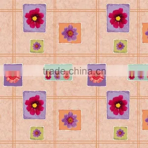 Pvc Tablecloth With Attractive Flowers Tablecloths thumbnail-1