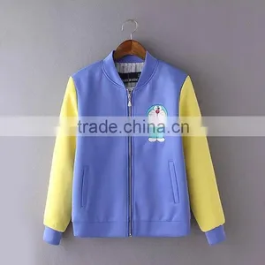 Cheap China Wholesale Clothing Colorblock Baseball Coat thumbnail-2