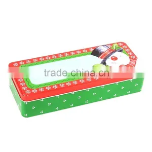 Lovely Design Christmas Recyclable Metal Box Wholesale Tin Can Holiday Gift Tinplate Tin Cans thumbnail-1